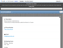 Tablet Screenshot of fussen-info.com